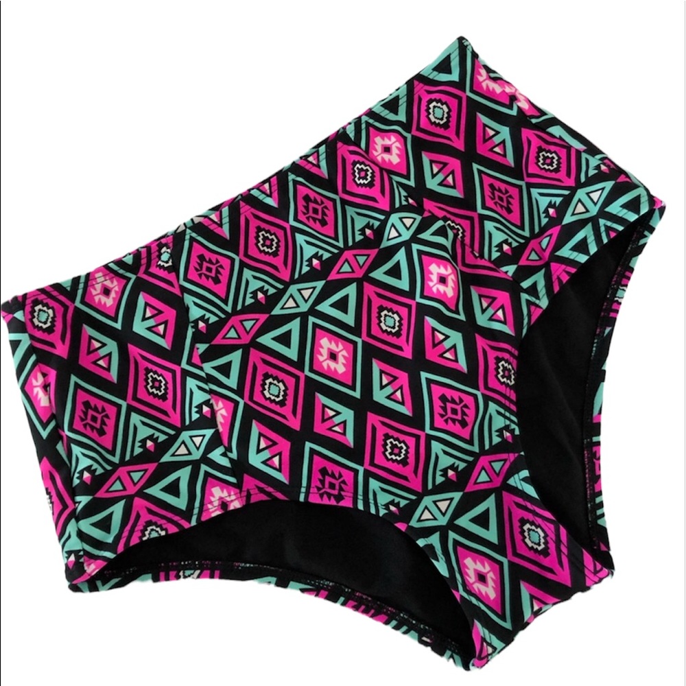 L.A. Hearts High Waist Tribal Print Bikini…
